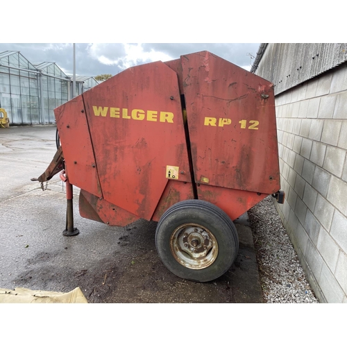 120 - WELGER RP12 BALER NO VAT