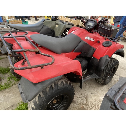 109 - A 2014 SUZUKI KING QUAD, 500 CC WITH POWER STEERING  - SEE VIDEO OF VEHICLE STARTING AND RUNNING AT ... 