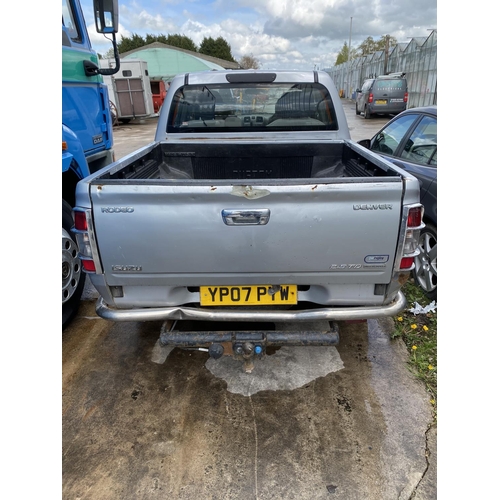 119 - ISUZU RODEO DENVER MAX TD I-C PICK UP- YP07 PYM DIESEL   MOT JANUARY 2022