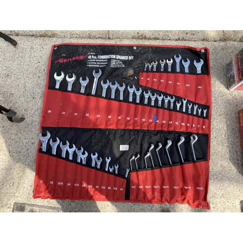 270 - A NEILSEN 48 PIECE COMBINATION SPANNER SET +VAT