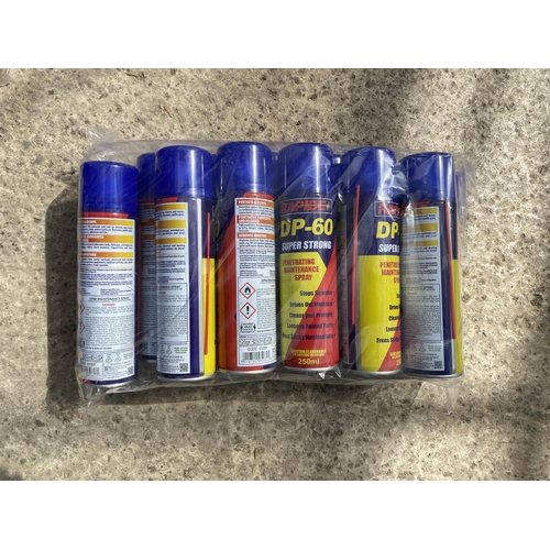 286 - A GROUP OF 24 CANS OF DP-60 SUPER STRONG SPRAY +VAT