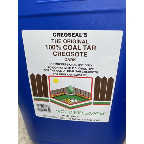 290 - A 20L CREOSEAL'S ORIGINAL COAL TAR CREOSOTE (DARK) +VAT