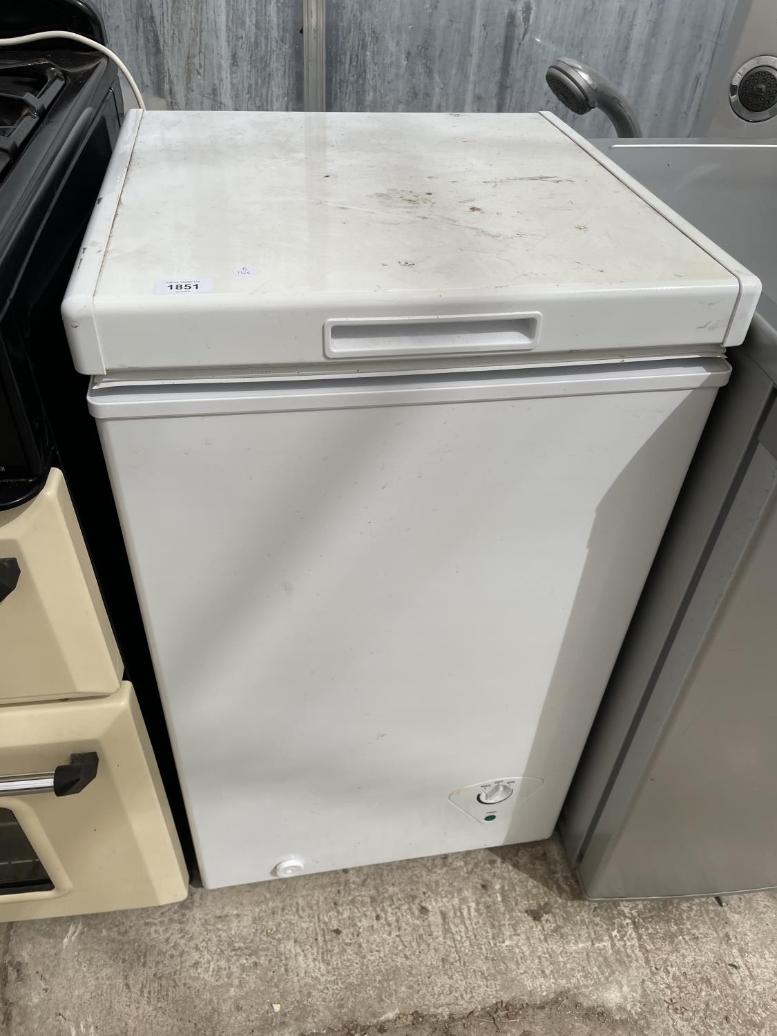 slim chest freezer currys