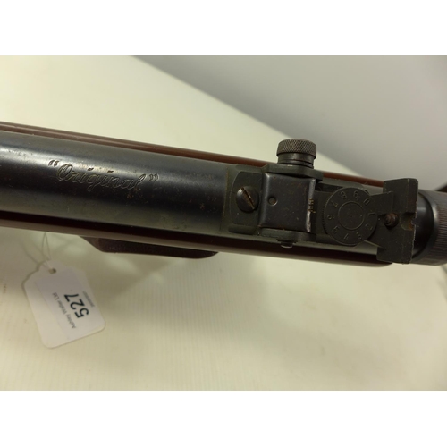 527 - AN ORIGINAL .22 CALIBRE AIR PISTOL, 18CM BARREL