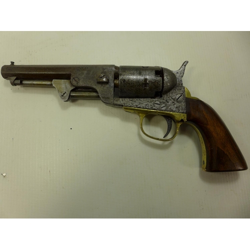 532 - AN AMERICAN COLT EXTRA FIVE, SHOT .35 CALIBRE REVOLVER, 12CM BARREL