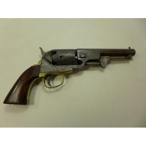 532 - AN AMERICAN COLT EXTRA FIVE, SHOT .35 CALIBRE REVOLVER, 12CM BARREL