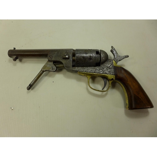 532 - AN AMERICAN COLT EXTRA FIVE, SHOT .35 CALIBRE REVOLVER, 12CM BARREL