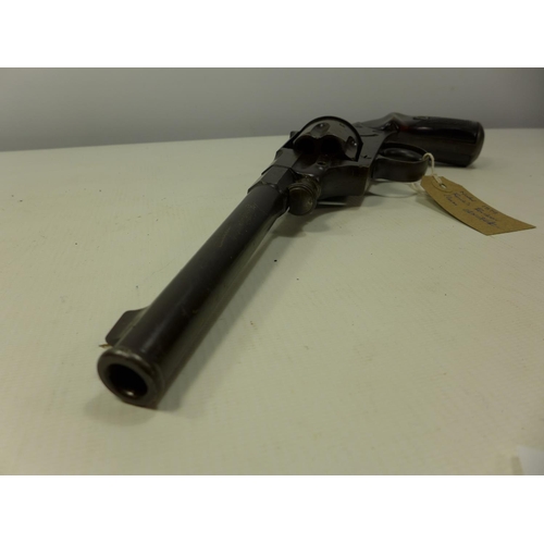 533 - A MODEL 1879 REICHS SIX SHOT 11MM OBSOLETE CALIBRE REVOLVER, 18CM BARREL