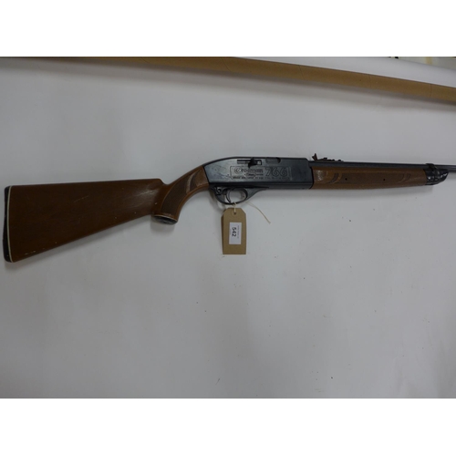 542 - A CROSSMAN 766 .177 CALIBRE PUMP ACTION AIR RIFLE, 54CM BARREL