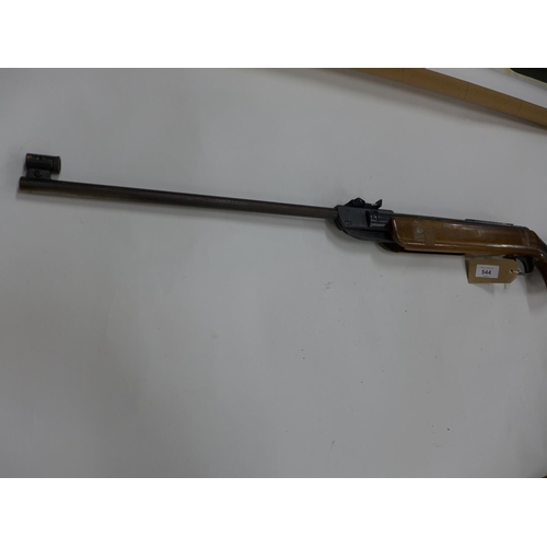 544 - AN ORIGINAL .22 CALIBRE AIR RIFLE, 47.5CM BARREL