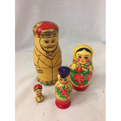 72 - A SET OF RUSSIAN DOLLS