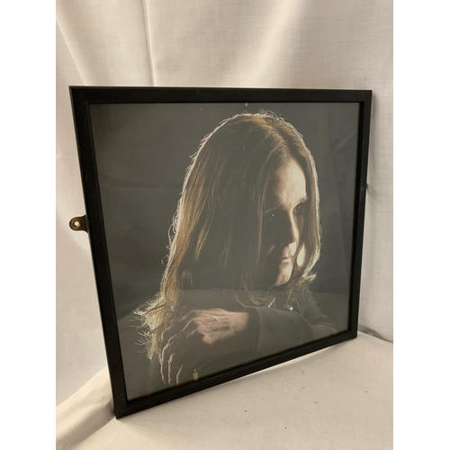 168 - THREE FRAMED PICTURES OF OZZY OSBOURNE