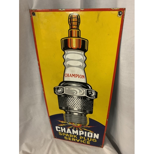 230 - A CHAMPION SPARK PLUG ENAMEL SIGN