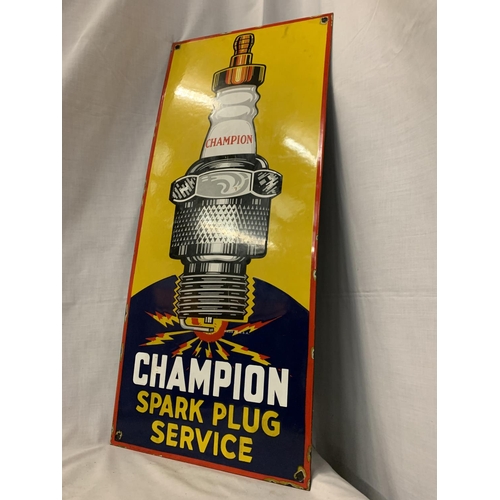 230 - A CHAMPION SPARK PLUG ENAMEL SIGN