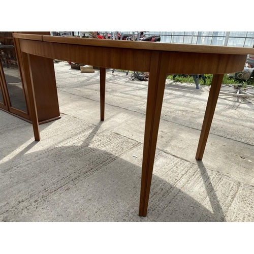 2477 - A MCINTOSH TEAK DINING TABLE