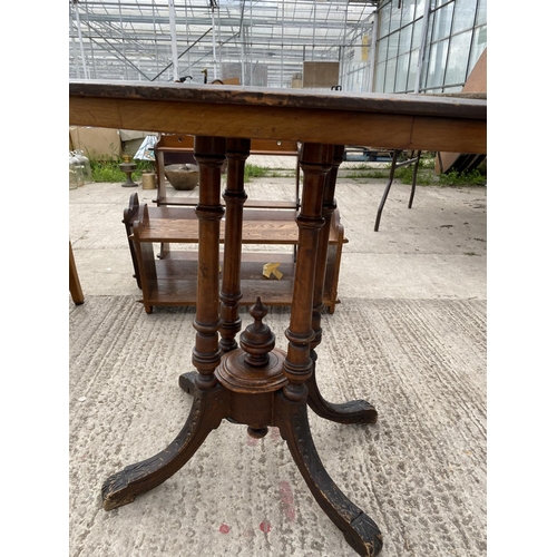 2480 - AN OVAL VICTORIAN LOO TABLE