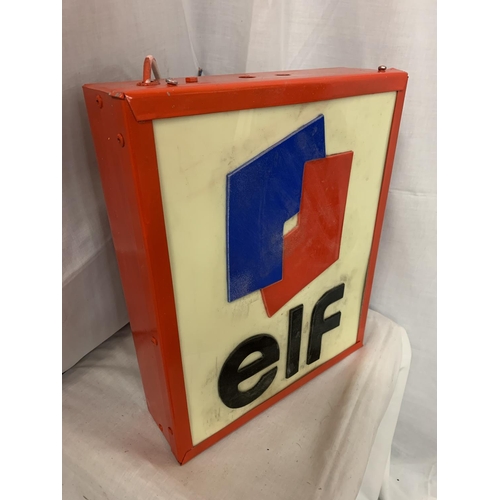 39 - AN ILLUMINATED 'ELF' SIGN