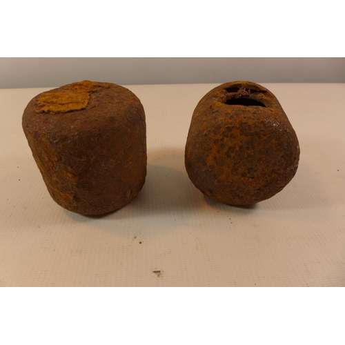 386 - TWO WORLD WAR II NAZI GERMAN BUTTERFLY BOMBS