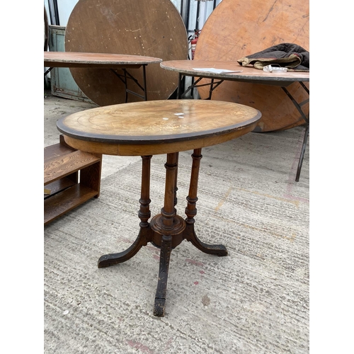 2480 - AN OVAL VICTORIAN LOO TABLE