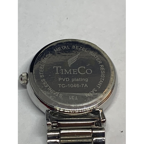 557 - A TIMECO NURSES FOB WATCH IN WORKING ORDER BUT NO WARRANTY