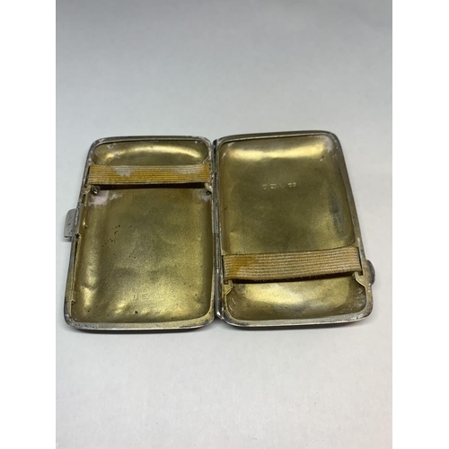 541 - A HALLMARKED BIRMINGHAM SILVER CIGARETTE CASE