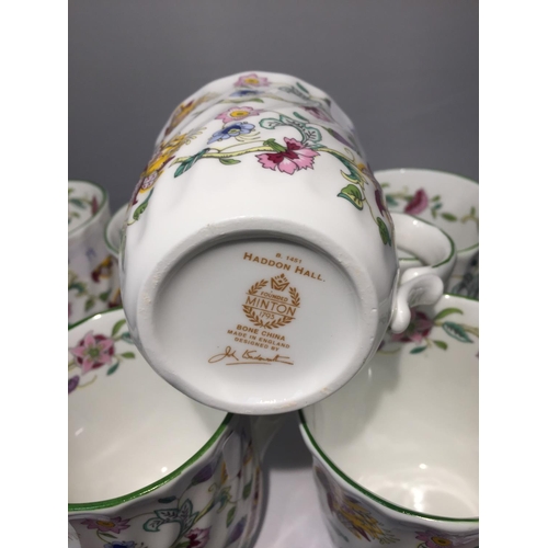 709 - SIX MINTON HADDON HALL MUGS