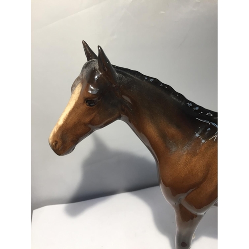 756 - A BESWICK BAY THOROUGHBRED HORSE