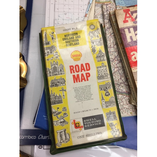 149 - A VARIETY OF ROAD MAPS, BRITISH AND EUROPEAN