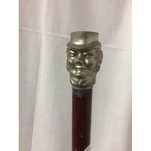 153A - A REGENCY GENTLEMANS HEAD WALKING STICK