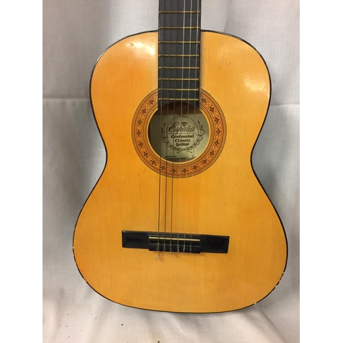 266 - A SPANISH GUITAR