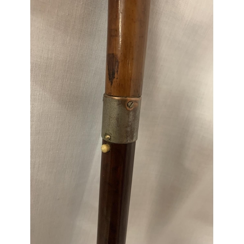 114 - A BAKELITE, LIGHT UP WALKING STICK