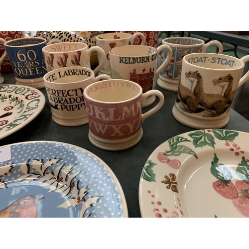 162 - A COLLECTION OF EMMA BRIDGEWATER CERAMICS TO INCLUDE MUGS, PLATES AND DIFFUSERS