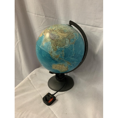 176 - A LIGHT UP GLOBE