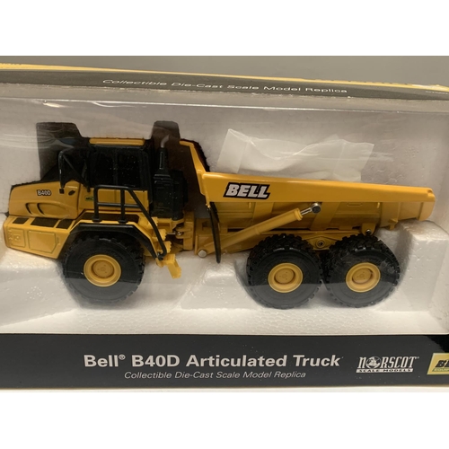 334 - A BOXED NORSCOT BELL B40D ARTICULATED TRUCK