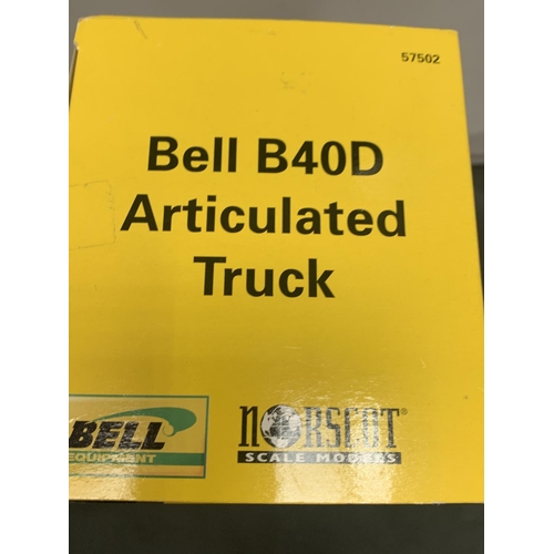 334 - A BOXED NORSCOT BELL B40D ARTICULATED TRUCK