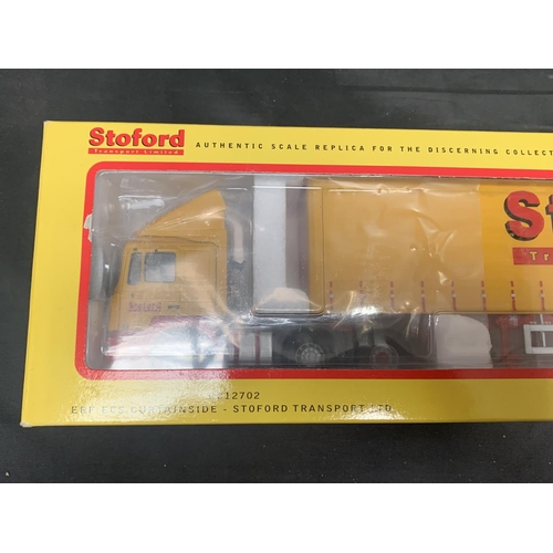 338 - A BOXED CORGI LIMITED EDITION ERF ECS CURTAINSIDE 'STOFORD TRANSPORT LIMITED'