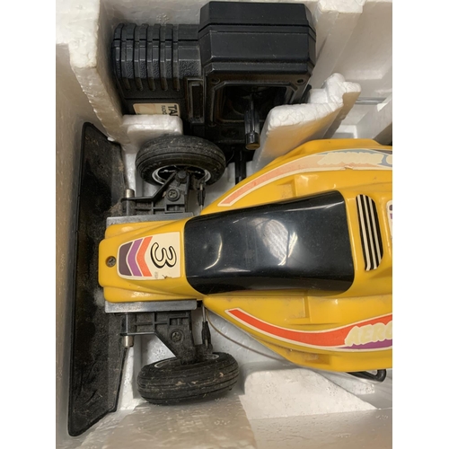 350 - A BOXED TANDY RADIO CONTROLLED AREO BUGGY