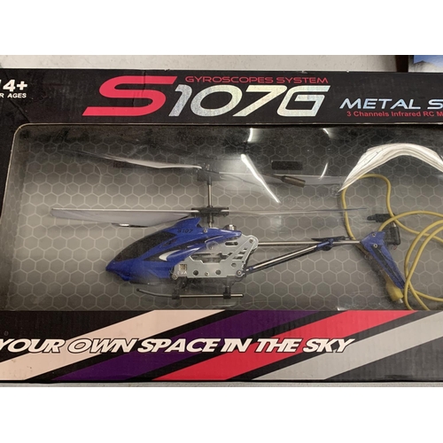 372 - A S107G METAL SERIES 3 CHANELS INFRARED RC MINI HELICOPTER 