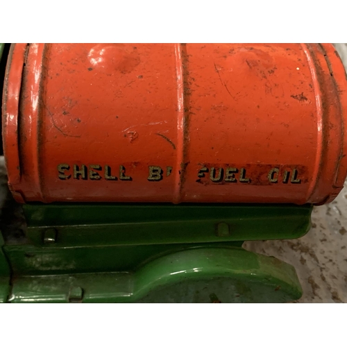 385 - A VINTAGE SHELL BP OIL TANK