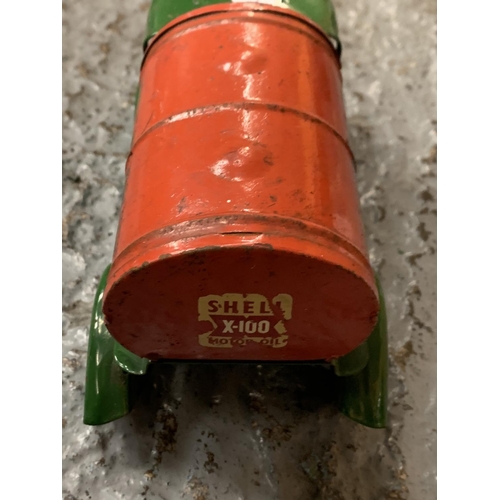 385 - A VINTAGE SHELL BP OIL TANK