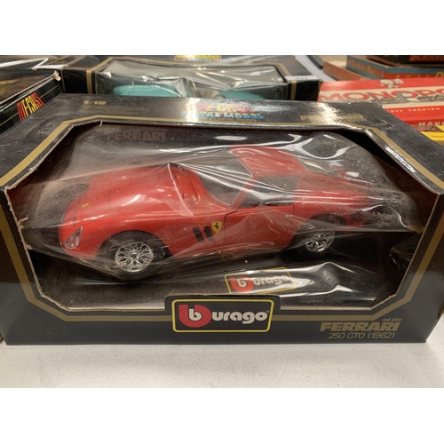 416 - A BOXED 'DIE-CAST FERRARI 250 GTO' MODEL CAR