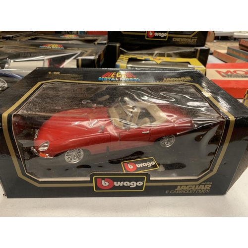 420 - A BOXED 'DIE-CAST JAGUAR E CABRIOLET' MODEL CAR