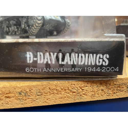 441 - A BOXED CORGI MODEL SHERMAN TANK FROM THE D- DAY LANDINGS RANGE