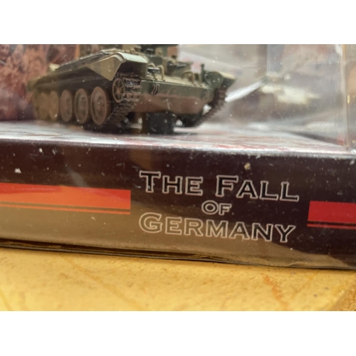 444 - A BOXED CORGI MODEL CRUISER TANK FROM THE VE  DAY RANGE - NUMBER CC60607