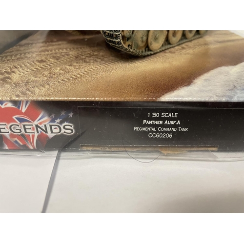 445 - A BOXED CORGI MODEL PANTHER TANK FROM THE D-DAY LANDINGS RANGE - NUMBER CC60206