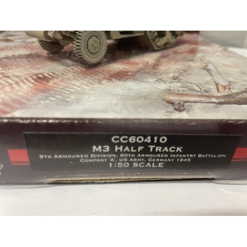 446 - A BOXED CORGI MODEL M3 HALF TRACK FROM THE VE  DAY RANGE - NUMBER CC60410