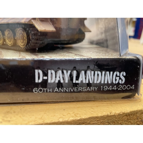 450 - A BOXED CORGI MODEL TIGER TANK FROM THE D-DAY LANDINGS RANGE - NUMBER CC60502