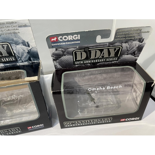 469 - THREE CORGI D-DAY LANDINGS TANK BOXES