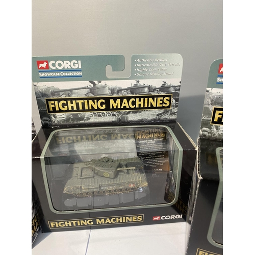 503 - FIVE BOXED CORGI MILITARY VEHICLES