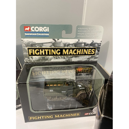 503 - FIVE BOXED CORGI MILITARY VEHICLES